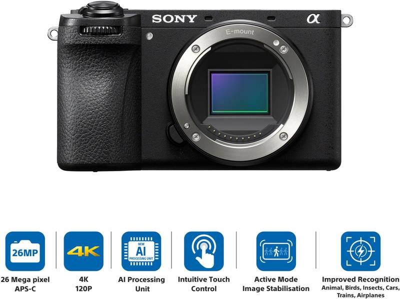 SONY ILCE-6700 Mirrorless Camera Body Only Made for Creators | 26.0 MP | Artificial Intelligence based Autofocus | 4K 60p Recording (Black) - Photo 2