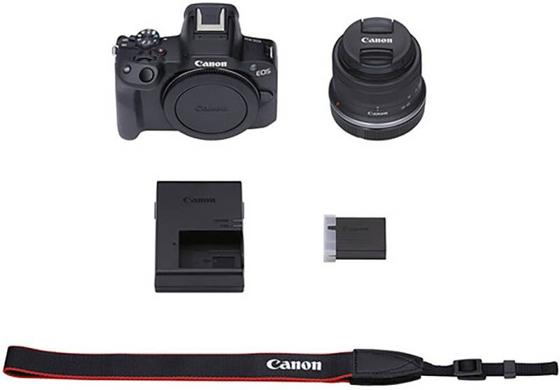 Canon EOS R50 Mirrorless Camera Body with RF - S 18 - 45 mm f/4.5 - 6.3 IS STM (Black) - Photo 2