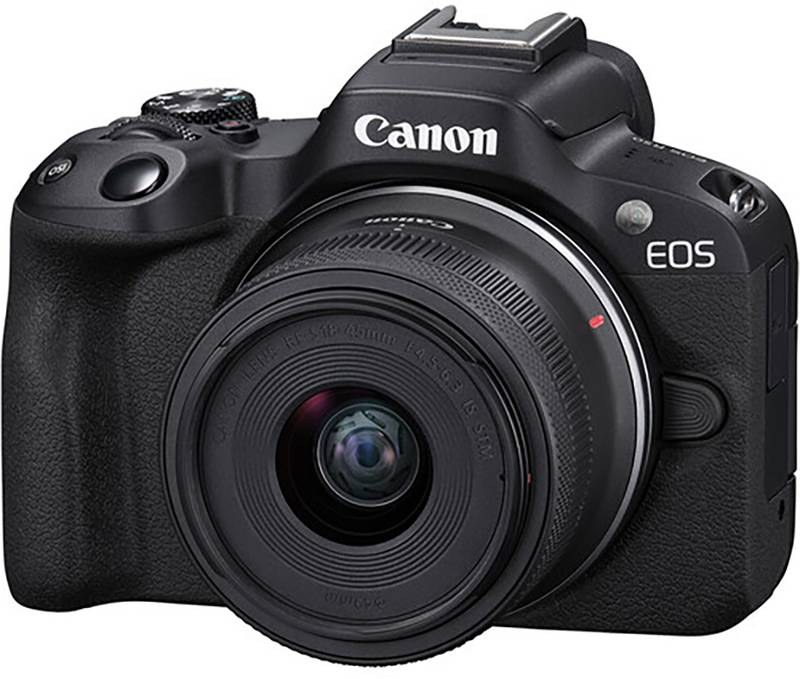 Canon EOS R50 Mirrorless Camera RF - S 18 - 45 mm f/4.5 - 6.3 IS STM and RF - S 55 - 210 mm f/5 - 7.1 IS STM (Black) - Photo 3