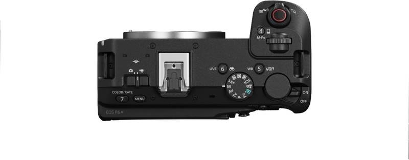 Canon EOS R6 V Mirrorless Camera Only Body 32.5 MP Fullframe Sensor 7K Video Open Gate (Black) - Photo 2