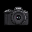 [SMC-CB024C9B90ED2324] Canon EOS R50 Mirrorless Camera Body with RF - S 18 - 45 mm f/4.5 - 6.3 IS STM (Black)