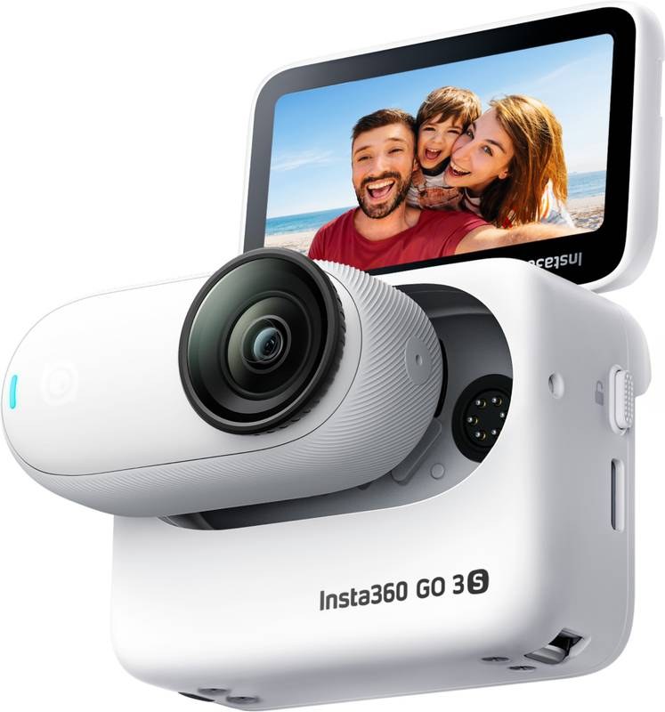 [SMC-1D1B5585881F4CB2] Insta360 GO 3S (128GB) White Sports and Action Camera