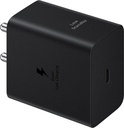 Samsung 45 W GaN 3 A Wall Charger for Mobile with Detachable Cable - Travel Adaptor (Black) - Photo 2