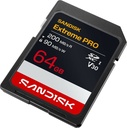 SanDisk SDSDXXU-064G-GSCIN SANDISK Extreme PRO SD UHS-I Card 64 GB SDXC UHS Class 1 200 MB/s  Memory Card Compatible with Mobile, Computer, Tablet, Camera, Gaming Console - Photo 2
