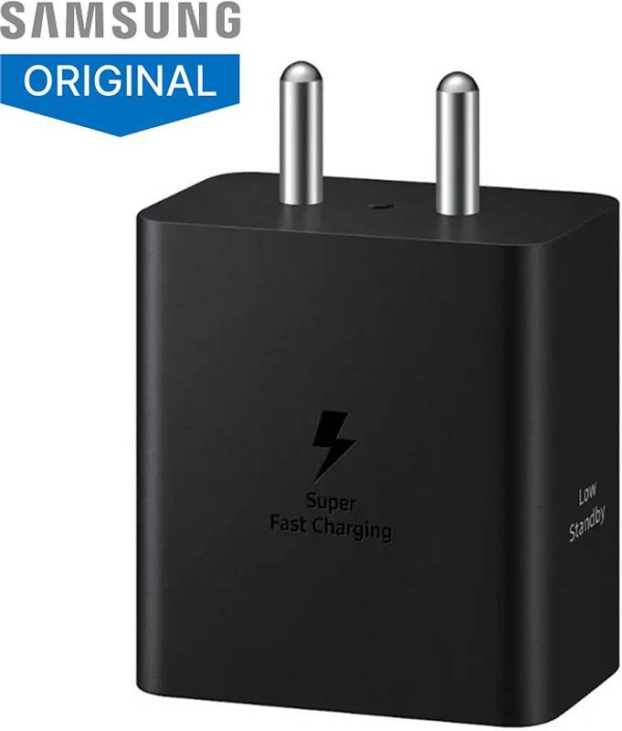 [SMX-A3E07432F66F3E01] Samsung 45 W GaN 3 A Wall Charger for Mobile - Travel Adaptor (Black)
