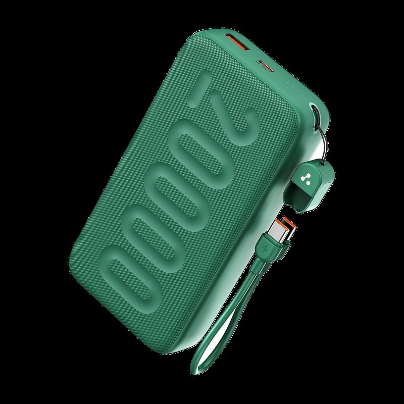 [SMX-3BDB3D3886070A2D] Ambrane 20000 mAh 22.5 W Compact Pocket Size Power Bank - Stylo N20 (Green)